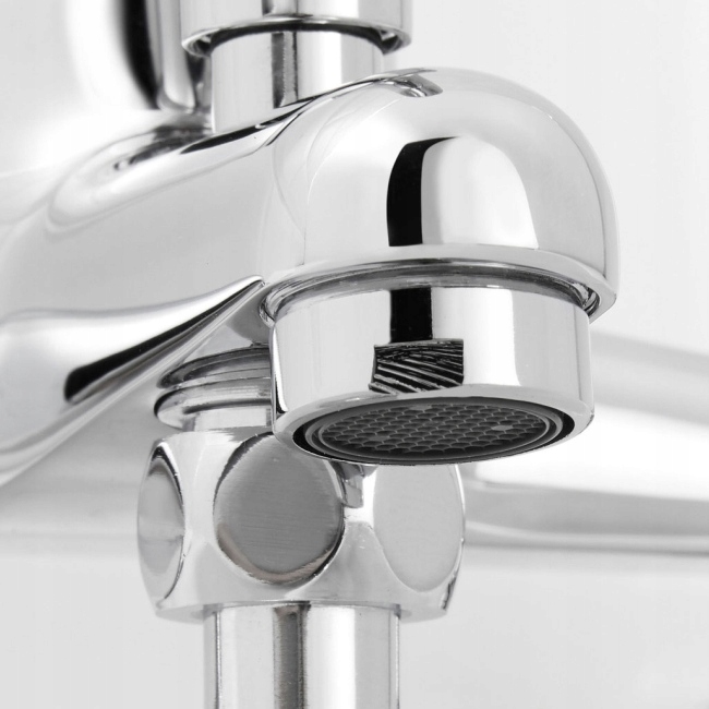 BATERIA WANNOWA STOJĄCA 2-OTWOROWA 145MM MOSIĄDZ RETRO KLASYCZNA NAWANNOWA