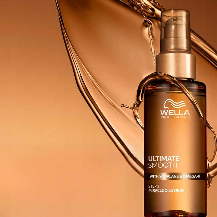 Wella Ultimate Smooth Miracle Oil Serum wygładzający do włosów puszących 30