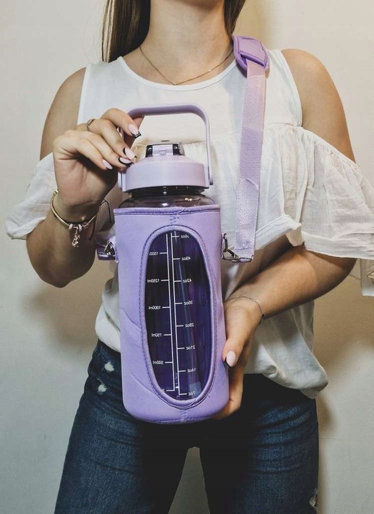 Butelka motywacyjna bidon 2L z pokrowcem HIT !!