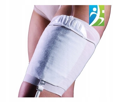 Pasek opaska mocująca ochronny na worek na mocz na nogę roz. M