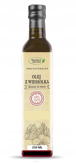 OLEJ Z WIESIOŁKA 250ml ŚWIEŻO- ZIMNOTŁOCZONY WIESIOŁEK ZDROWA MARKA ROKU