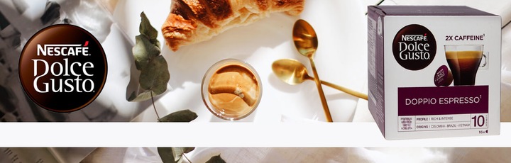 Kawa NESCAFE DOLCE GUSTO DOPPIO ESPRESSO 16 sztuk + GRATIS videobook