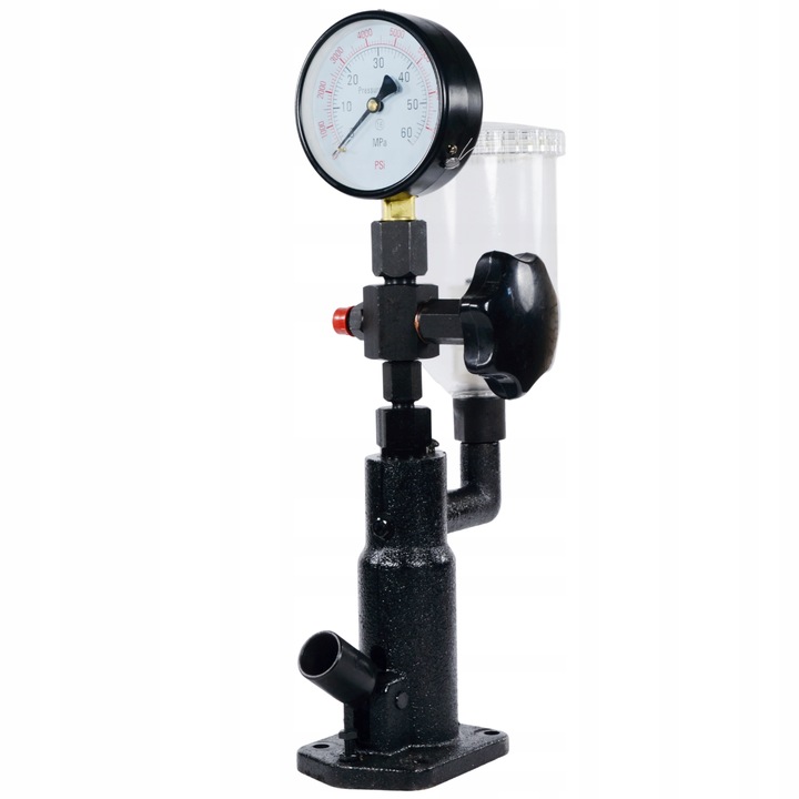 PRÓBNIK WTRYSKIWACZY MIERNIK TESTER DYSZ 600 BAR DIESEL MANOMETR ADAPTER
