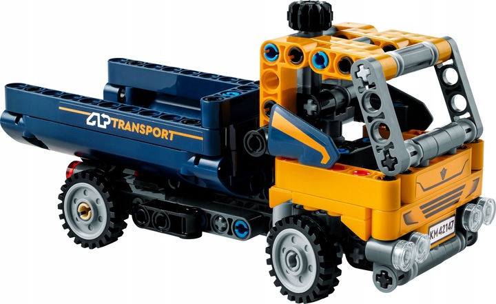 LEGO TECHNIC ZESTAW KLOCKI 2W1 WYWROTKA KOPARKA 42147 PREZENT DLA DZIECI