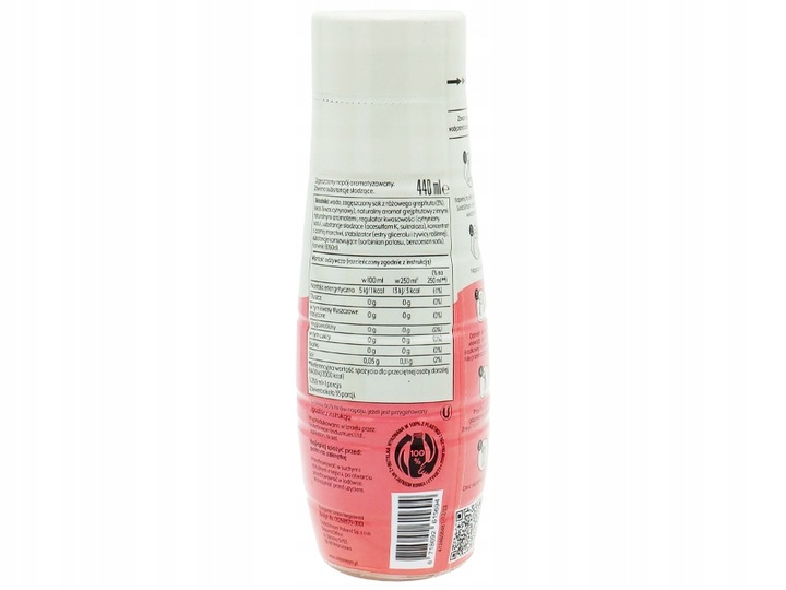 3x SYROP KONCENTRAT ZERO CUKRU DO SATURATORA SODASTREAM 9L NAPOJU z 440ml