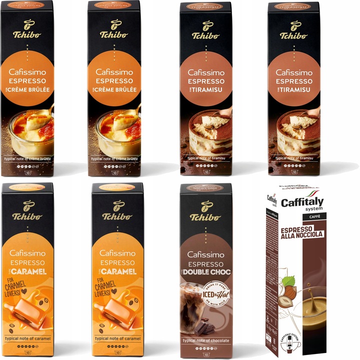 80 kapsułki do Cafissimo Super Zestaw MIX SMAKOWY
