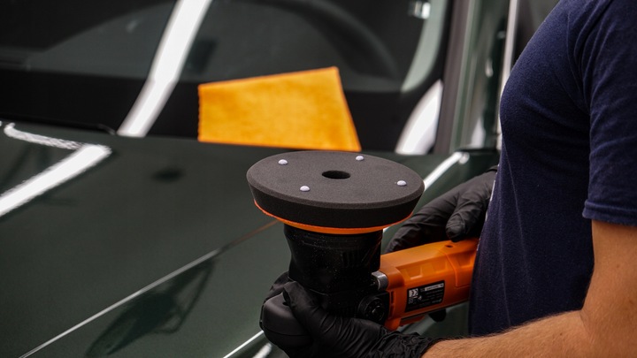 ADBL ROLLER MASZYNA POLERSKA 9MM D09125-01 + PASTA POLERSKA, 3 PADY, TORBA