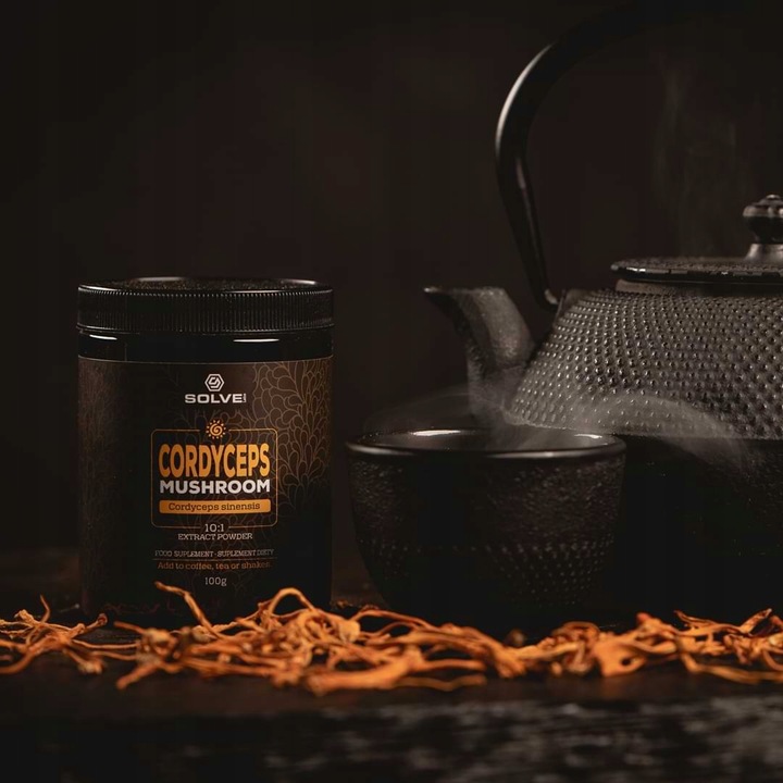 CORDYCEPS SINENSIS 10:1 EKSTRAKT 100G SOLVE LABS