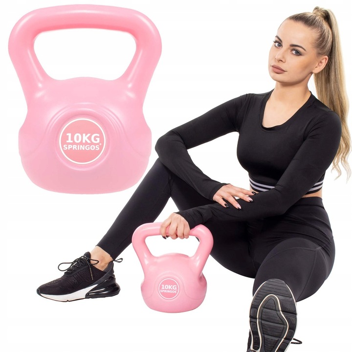 KETTLEBELL odważnik 10 KG kula KETTLE HANTLA hantel FITNESS ABS DO ĆWICZEŃ