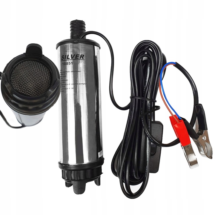 POMPKA POMPA DO CPN SPUSZCZANIA PALIWA OLEJU ROPY ON 12V 50MM ZATAPIALNA