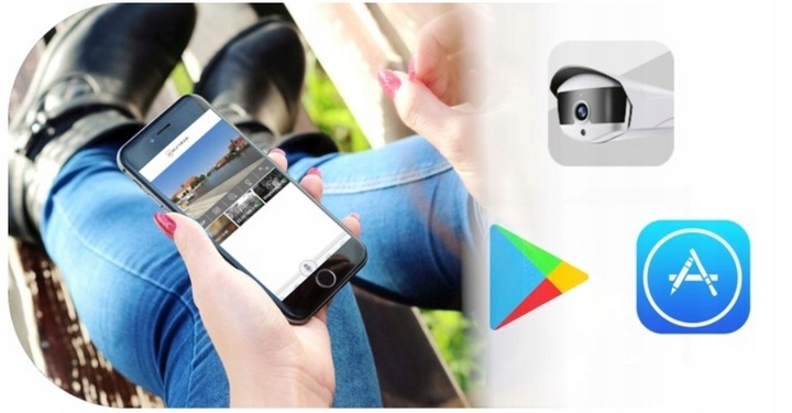 Zewnętrzna Kamera IP WIFI FULL HD 4x ZOOM Metalowa 3MPx Powiadomienia 1080p