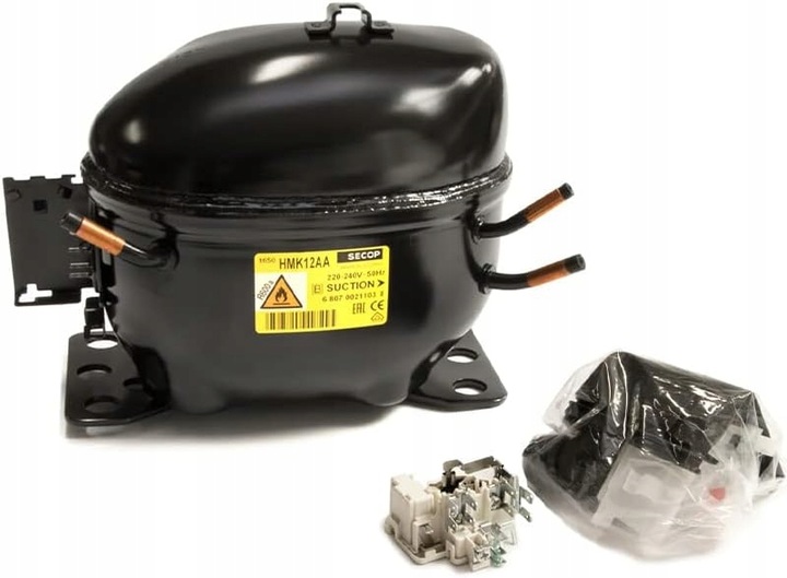 SPRĘŻARKA AGREGAT DO LODÓWKI SIDE BY SIDE HMK12AA R600A SECOP