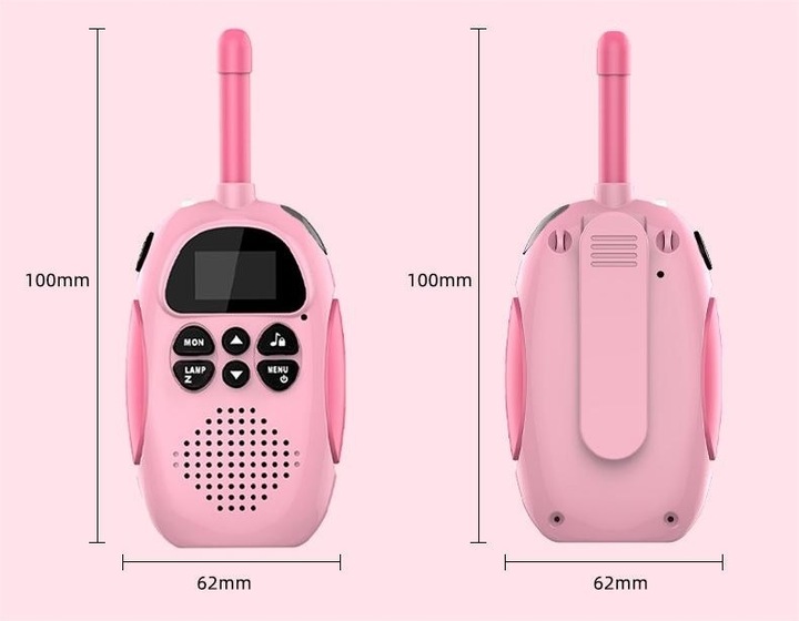 Walkie Talkie dla Dzieci Krótkofalówki Zestaw 2 szt. Zasięg Duży Łoki Toki