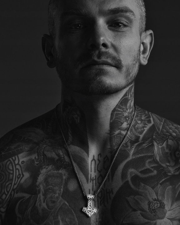 Srebrny łańcuszek - splot SPIGA 55