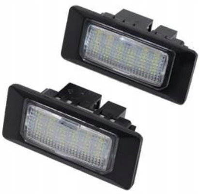 AUDI VOLKSWAGEN LAMPKI OŚWIETLENIA TABLICY REJESTRACYJNEJ A1 A6 A7 TT B6 B7