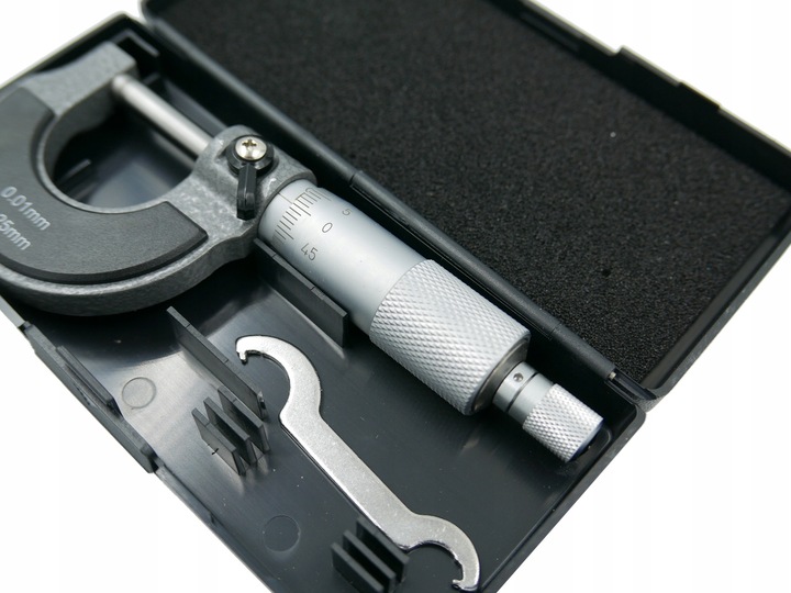 MIKROMETR ŚRUBA MIKROMETRYCZNA MIKROMIERZ ANALOGOWY ZEWNĘTRZNY 0-25 MM