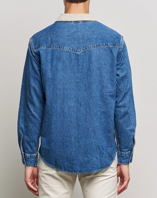 Levis Levi's Relaxed Fit Western Shirt Blue Stone Wash koszula jeansowa r.M