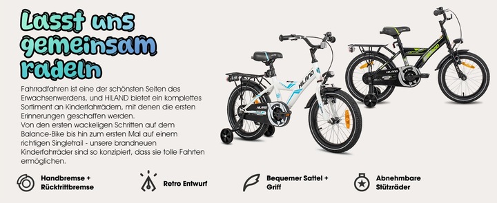 18-calowy rower jednobiegowy dla dzieci 5-9 Yrs Stabilizator Hand&Coaster