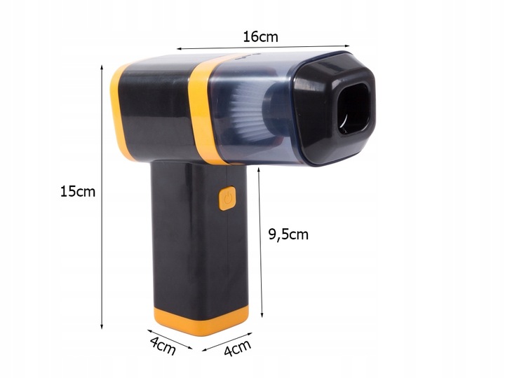 ODKURZACZ SAMOCHODOWY BEZPRZEWODOWY RĘCZNY 120W AKUMULATOROWY DO AUTA DOMU