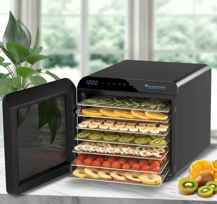 SUSZARKA SPOŻYWCZA DO GRZYBÓW WARZYW OWOCÓW DEHYDRATOR 600W 7 POZIOMÓW