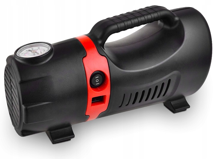 KOMPRESOR SAMOCHODOWY 12V + 230V SPRĘŻARKA DO KÓŁ