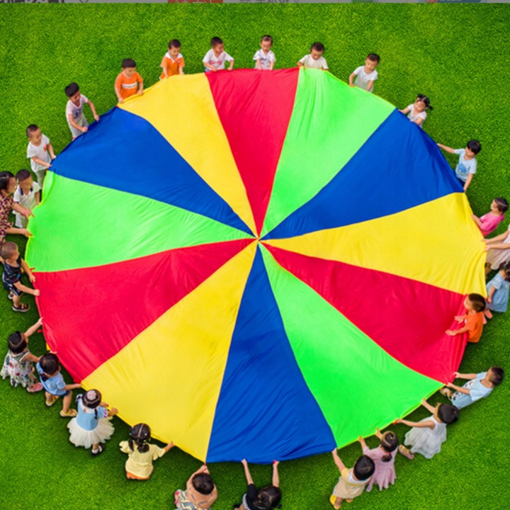 PROFESJONALNA CHUSTA ANIMACYJNA 3m SPADOCHRON + FUTERAŁ