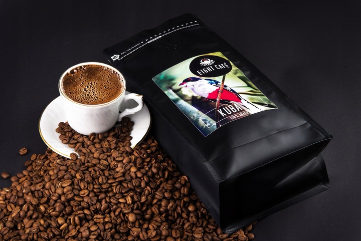 Kawa Mielona Świeżo Palona 100% Arabica Kuba 500G Eight Cafe