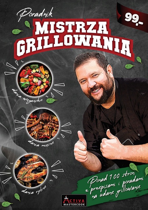 ACTIVA GRILL WĘGLOWY OGRODOWY BECZKA Z RUSZTEM ŻELIWNYM I POKROWCEM