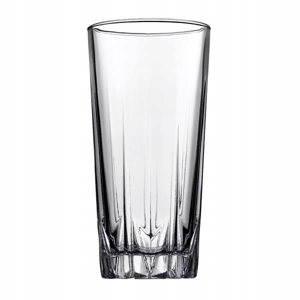 6x SZKLANKI WYSOKIE DO DRINKÓW NAPOJÓW WODY 330ML TRWAŁE ZESTAW SZKLANEK