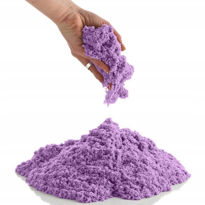 PIASEK KINETYCZNY 5kg +BASEN FOREMKI ŁOPATKA PIASKOWNICA WIADERKO ZESTAW XL