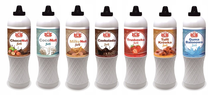 Sos TOFFI KRÓWKA polewa do lodów, deserów 1kg