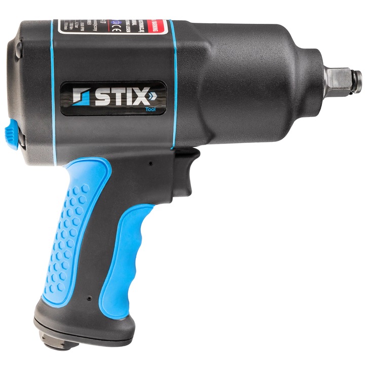 KLUCZ PNEUMATYCZNY UDAROWY 1/2 1700 NM Z NAOLEJACZEM I OLEJEM VG-32 1L STIX