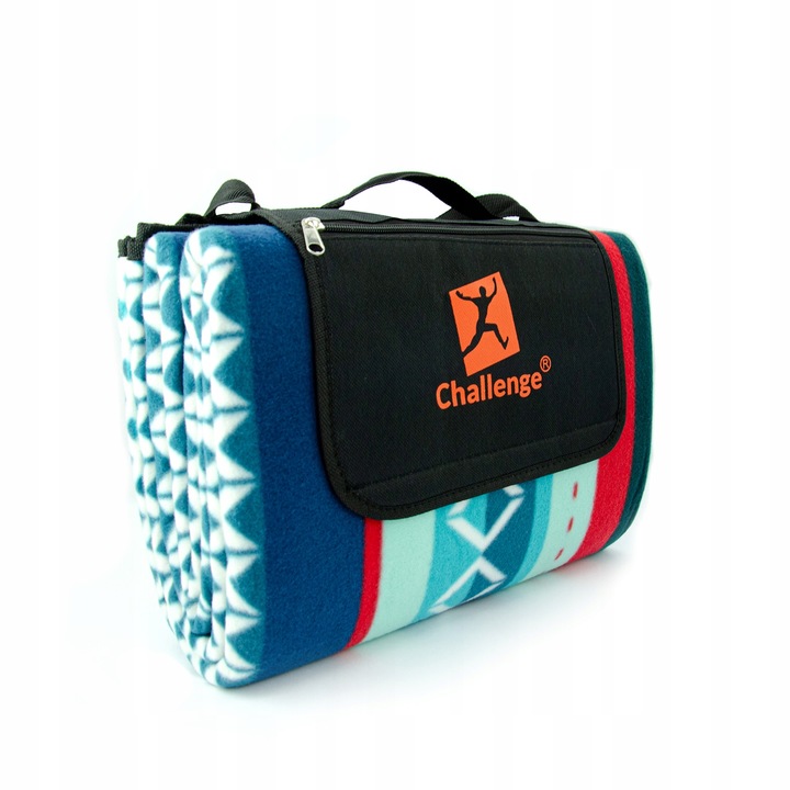 KOC PIKNIKOWY MAXI PLAŻOWY MATA IZOLACJA DUŻA Z UCHWYTEM XXL 2x2m Challenge