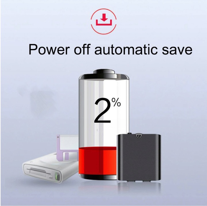 MINIATUROWY DYKTAFON PODSŁUCH SZPIEGOWSKI DETEKCJA