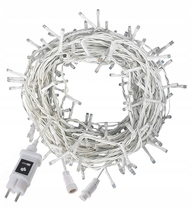 Sople 500 LED zewnętrzne ZIMNE + FLASH 22,5 m świąteczne