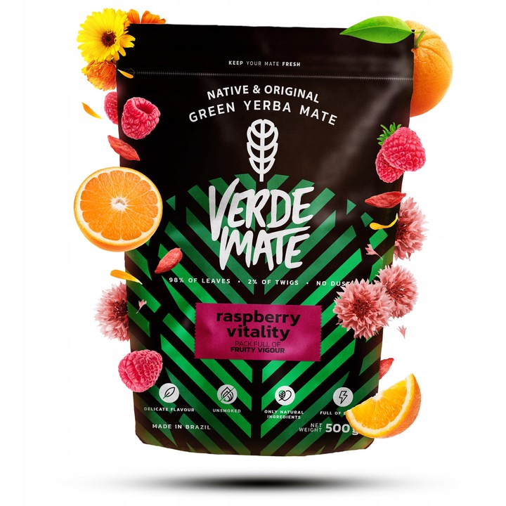 Yerba Verde Mate Green Raspberry Vitality 0,5kg