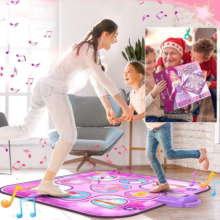 KSIĘŻNICZKA MATA INTERAKTYWY DO TAŃCA MUZYCZNEGO DLA DZIECI 6 TRYBÓW 90cm