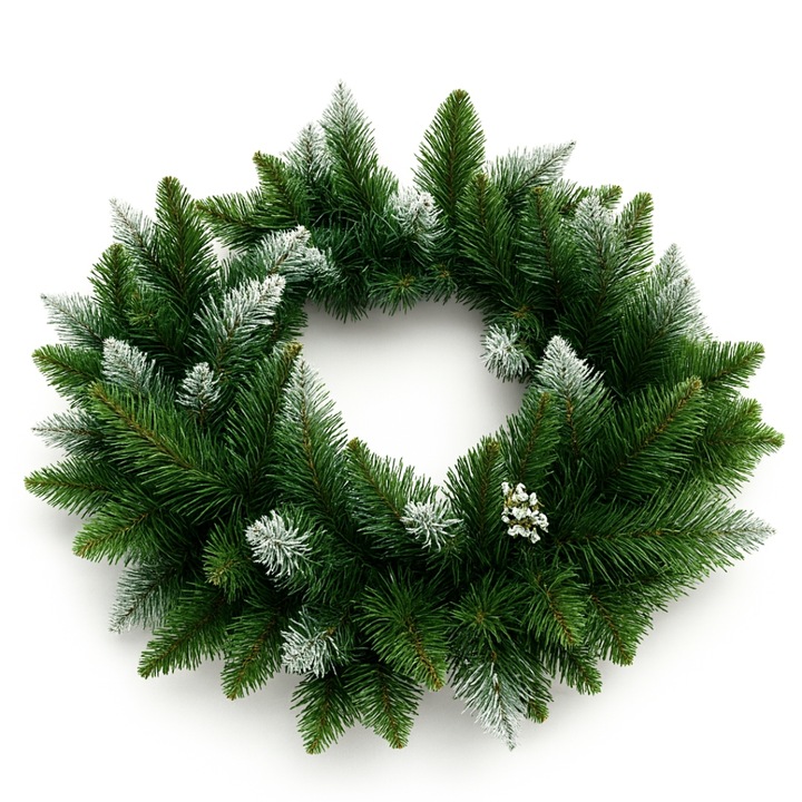 WIANEK ŚWIĄTECZNY GĘSTY OZDOBA ŚWIĄTECZNA NA DRZWI STÓŁ WIENIEC ZIELONY 65