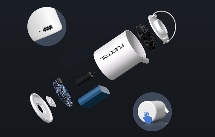 Flextail Lekka Mocna Minimalistyczna Przenośna Pompka 2w1 Tiny Pump 4KPa