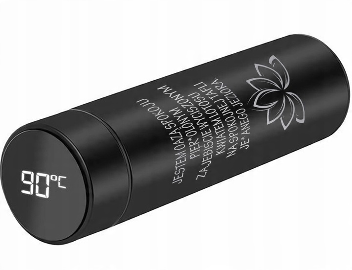 KUBEK TERMICZNY LED jESTEM OAZĄ SPOKOJU GRAWER