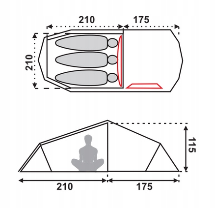 Namiot Fjord Nansen Korsyka III Compact YR