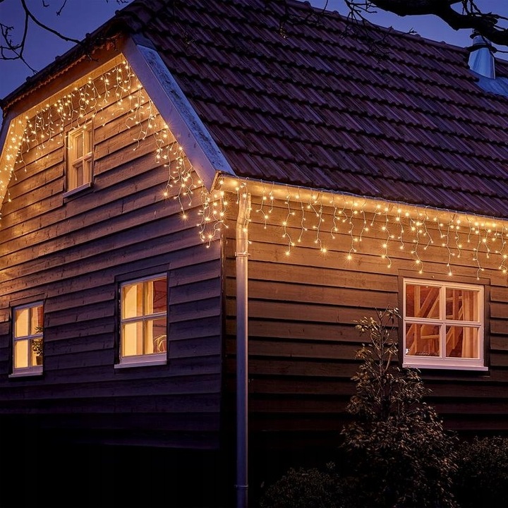 Lampki Świąteczne Zewnętrzne SOPLE Na Zewnątrz 14 m 720 LAMPEK SOLIDNE