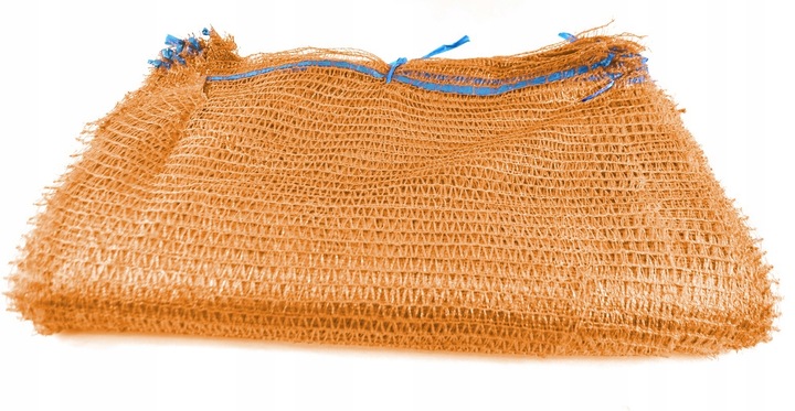 Worki Raszlowe z zaciągiem Siatkowe 25-30kg 50x80 100szt POMARAŃCZOWE