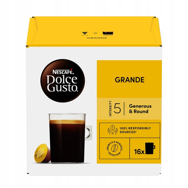 Zestaw Kaw w kapsułkach Nescafe Dolce Gusto 16 kapsułek x4