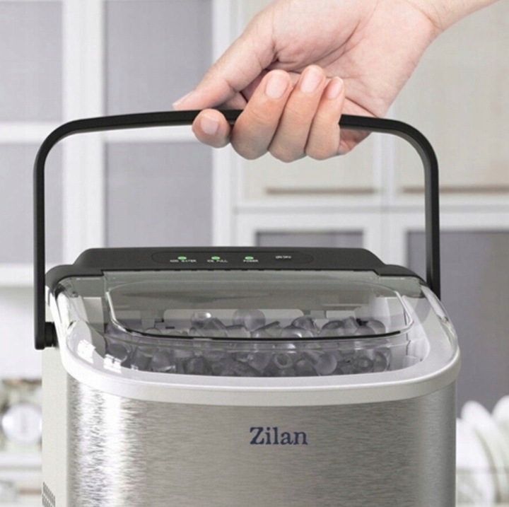 Kostkarka do lodu Zilan ICE MAKER 15KG srebrny/szary 95 W