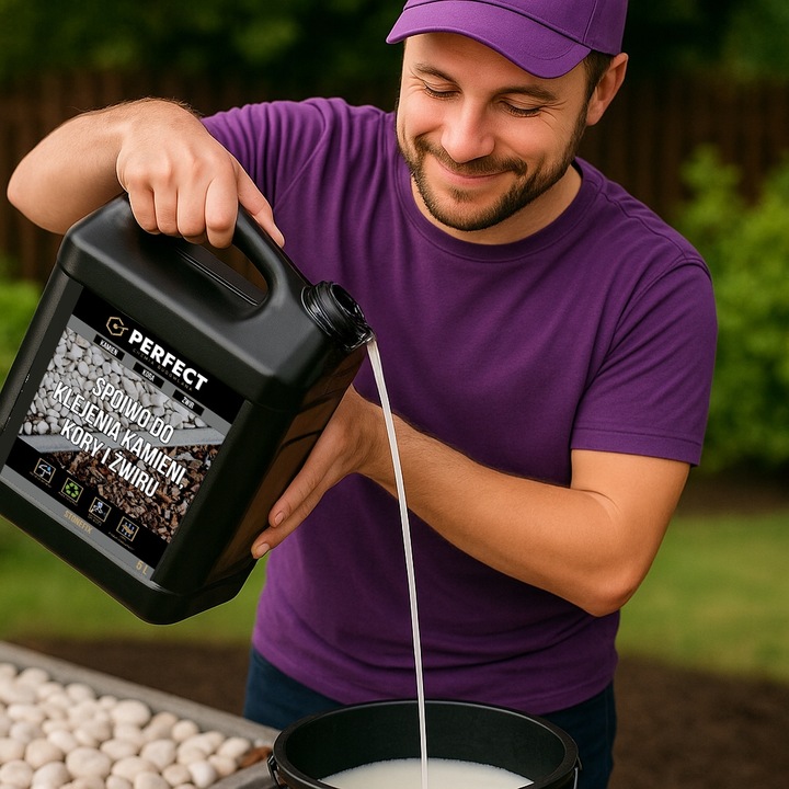 STONEFIX 1 L Spoiwo do kamienia, kory, żwiru, kruszywa, ściółki 1 L