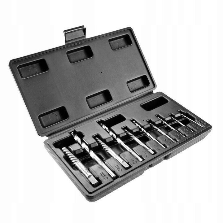 WYKRĘTAKI DO ZERWANYCH ŚRUB Z WIERTŁAMI PILOTUJĄCYMI 10el 09-609 NEO TOOLS