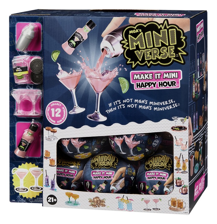 MGA's Miniverse Make It Mini Happy Hour Mini Collectibles, Blind Packaging