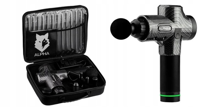 Masażer ALPHA Gun AMG-01 Czarny
