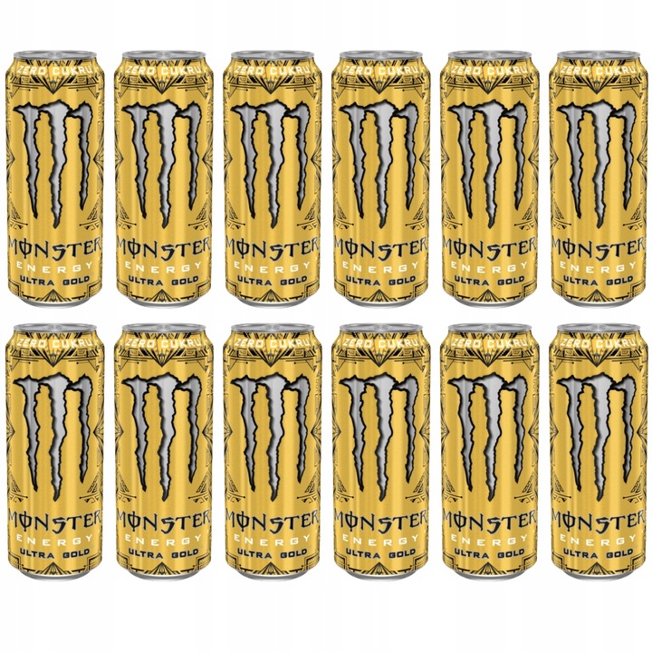 Monster Ultra Gold Napój energetyczny 500ml x12